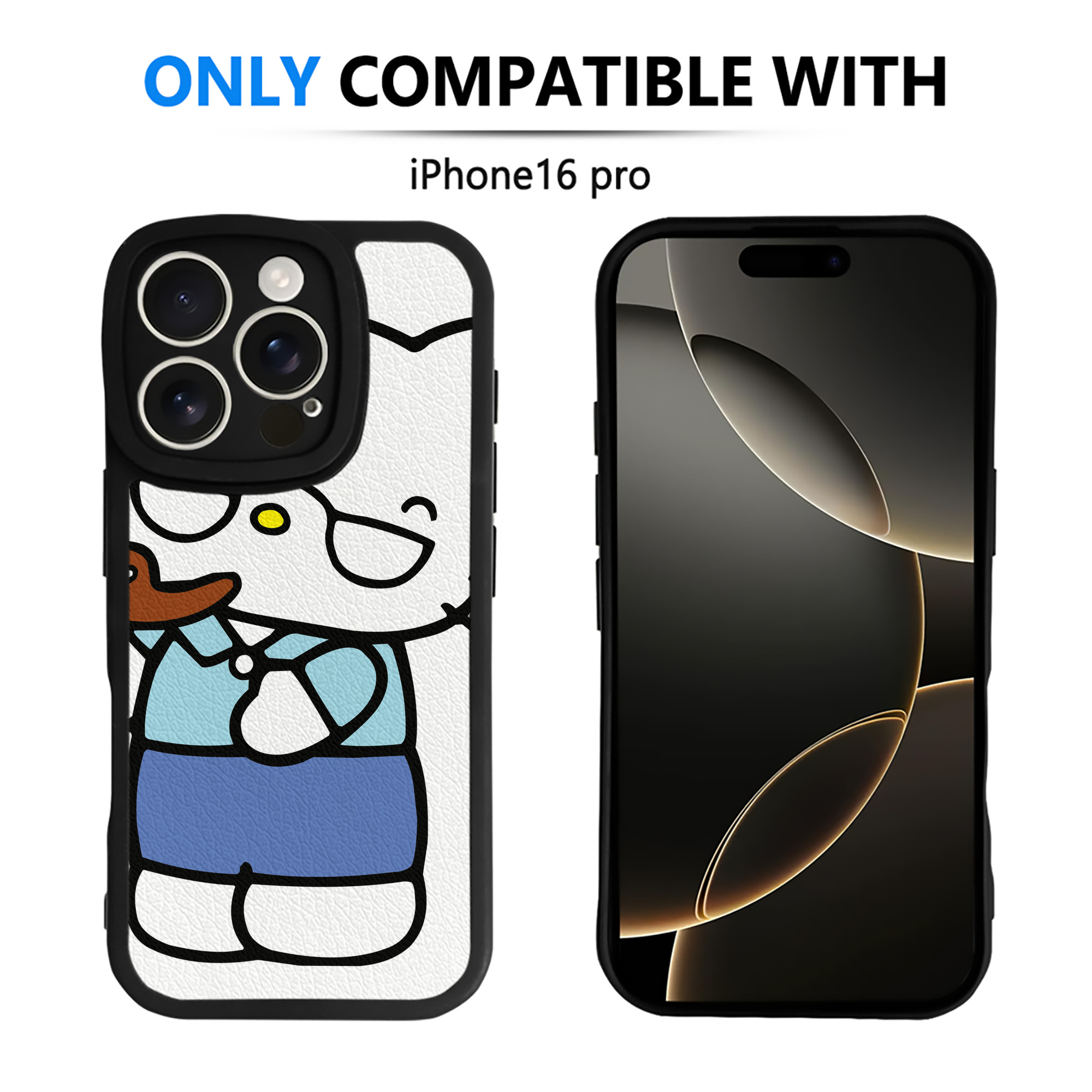 （画像用） Hello Kitty ハローキティ 【iPhone 16シリーズ対応】シリコンスマホケース（レザー調） 材質：シリコン
